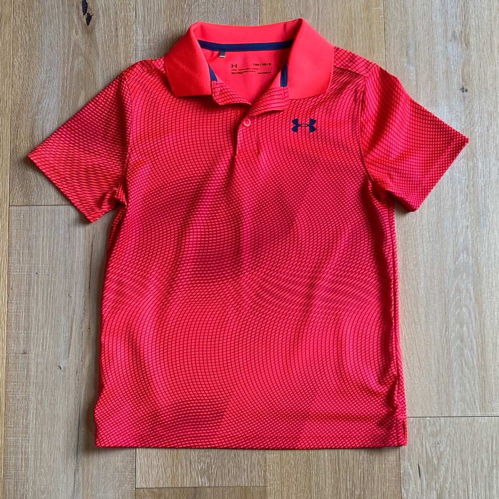 Under Armour Kids orange  Polo Shirt - Excellent Condition